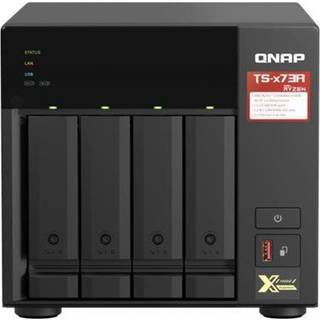 QNAP TS-473A NAS Tower Ryzen Embedded V1500B 8 GB DDR4 0 TB QNAP Turbo System Sort