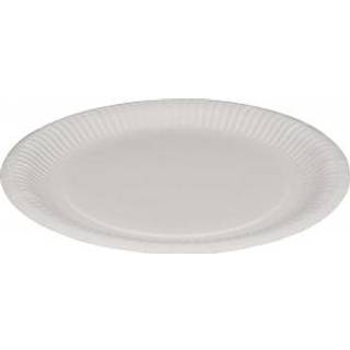 Paptallerken 23 cm, Lamineret, 50 stk/pk.
