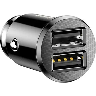 Baseus Grain Car Charger 2x USB 5V 3.1A (black)