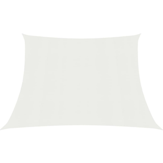 Solsejl 3/4X2 Cm 160 G/M² Hdpe - Hvid / 4/5 x 3 m