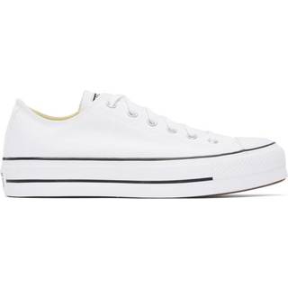 Converse Converse White Platform Lift Chuck Ox Leather Trainers