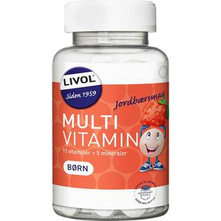 Livol Multi Vitamin Børn Jordbær 150 stk.