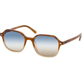 Ray - Ban Unisex RB2194 JOHN 1328GD Solbriller Plast Havana Blå Firkantet Normal Skygge