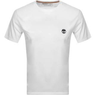 Timberland White Cotton Men T-Shirt