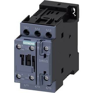 Siemens Kontaktor 11kw/400v dc 24v, 1no/1nc, 3-polet, størrelse s0 skrueterminaler