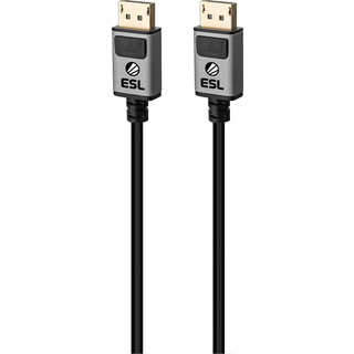 ESL Gaming DisplayPort 1.4 kabel (2 m) - På lager i butik