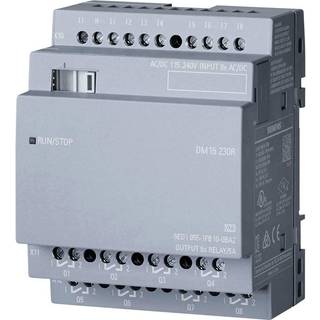 Siemens Logo! dm16 230r, udvidelsesmodul, pu/i/o: 230v/230v/relæ, 4te, 8 di/8