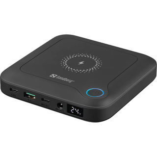 Sandberg All-in-1 Powerbank 2400 Powerbank - Sort - 24000 mAh