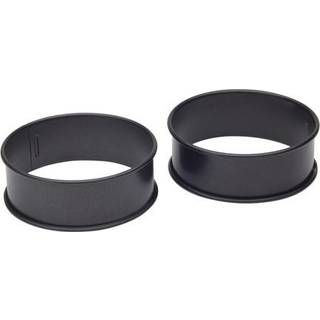 Sæt med 2 ringe til kogning af æg, 9 cm, stål - fra Kitchen Craft