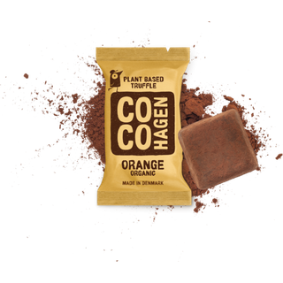 COCOHAGEN Orange 20 gram Plantebaseret Kakaotrøffel - 1 stk.