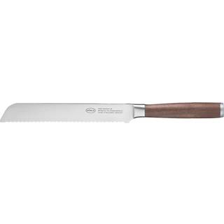 Rösle Masterclass Brotmesser 20 cm - CVM-Messerstahl mit Nussbaumholzgriff - Braun,Silber
