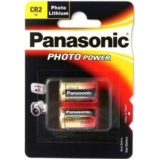 Panasonic CR2 - Fotobatteri / Alarm batteri (2 Stk. pakning)