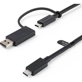 StarTech.com USBCCADP USB-kabel USB 3.2 Gen 2 (3.1 Gen 2) 1 m USB C Sort