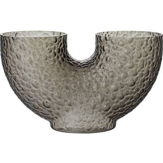 AYTM Vases - 'Arura' vase, low in Black 100% Glass