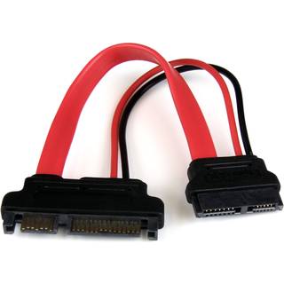 StarTech.com 6in Slimline SATA to SATA Adapter with Power - Slim SATA (F) to SATA (M) - Slimline Serial ATA to SATA (SLSATAADAP6) - SATA adapter