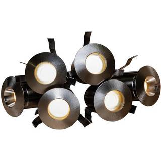 Hide a lite Downlight Heatspot G2 Kit, børstet stål, 2700K