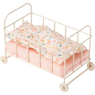 Maileg Rabbit Accessories - Metal Baby Cot Micro