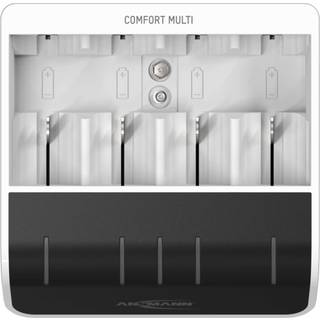 Ansmann Comfort Multi Hurtigoplader med USB-indgang til AA/AAA/C/D og 9V