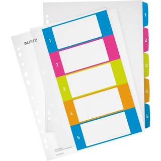 Leitz WOW Printbart Register | A4+ | 1-5