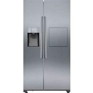 Siemens iQ500 KA93GAIEP Køleskab/fryser Amerikansk stil Rustfrit stål
