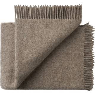 Silkeborg Uldspinderi - Plaid - Athen - Latte/Brun Beige - 130x200 cm
