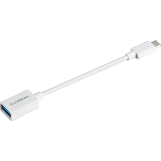 Sandstrøm USB-A til USB-C adapter - På lager i butik
