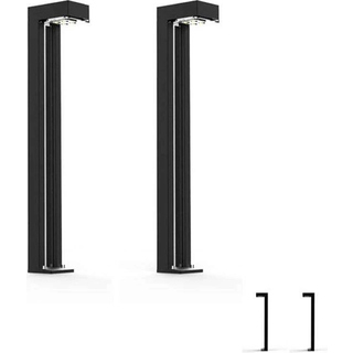Outlet: Raxon Tomcat solcelle havelamper i Sort, IP65 - 2-pak