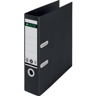 Leitz Recycle 180 Brevordner | A4 | 80mm | Sort