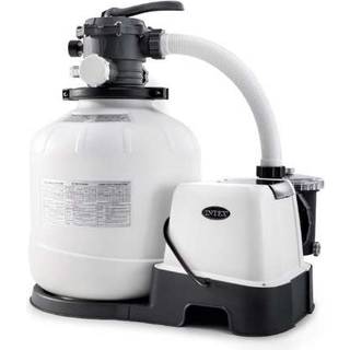 Sandfilter og Saltvandssystem 56.800 lt Intex pumpe 26680 QX2600