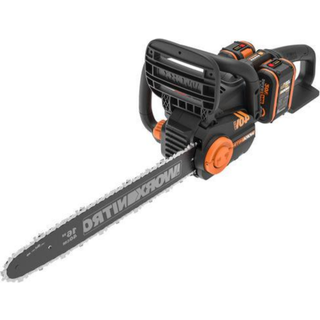 Motorsav Worx WG385E; 2x20 V; 2x4,0 Ah; 40 cm strimmel