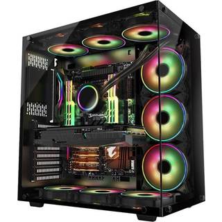 Inter-Tech C-701 Panorama - Kabinet - Tower - Sort