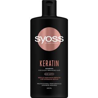 Syoss Intense Keratin Shampoo med keratin Til at behandle hårskørhed 440 ml - 440 ml
