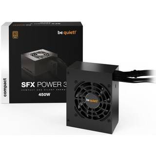 be quiet! SFX Power 3 Strømforsyning - 450 Watt - 80 mm - ATX - 80 Plus Bronze certified