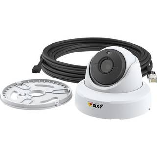 Axis Communications Turret Kamera 01026-001 3,1mm Überwachungskamera mit 2 Megapixel Auflösung. professionelle Kamera für außen - weiß