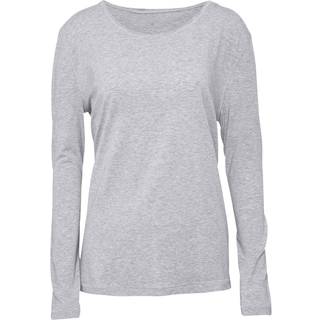 Langærmet bambus t-shirt til damer, JBS of Denmark, grå, str. small