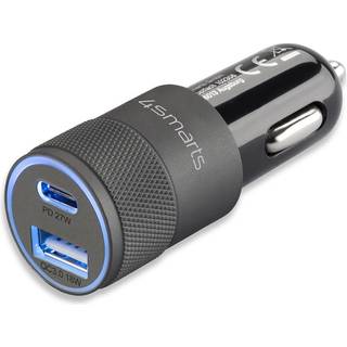 Rapid+ bil lader med USB-C og USB-A port | PRIS-MATCH