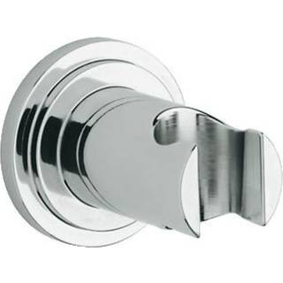 Grohe Rainshower håndbruserholder til væg, firkantet roset, krom
