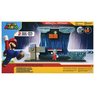 Super Mario Underground Playset med Ice Mario Action Figur inkluderer 5 interaktive milj?stykker