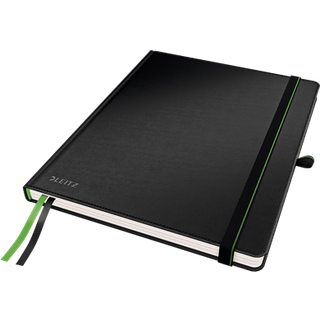 Notesbog Leitz Complete iPad størrelse linjeret 96 g 80 ark, Sort, varenr. 44740095