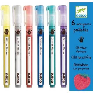 Djeco tuscher med glitter look