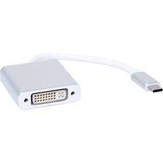 USB-C til DVI Adapter 15cm (hvid)