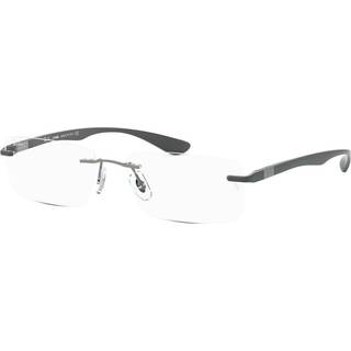 Ray - Ban Unisex RX8724 1128 Optiske stel Titanium Grå Transparent Firkantet Normal