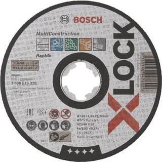 Bosch Multi Construction Skæreskive med X-LOCK 125 × 1,6 × 22,23 mm