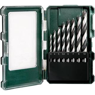 METABO Træborsæt 3-10mm 8 Dele