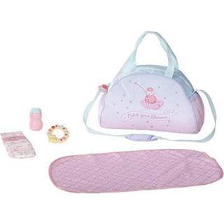 Baby Annabell Travel Changing Bag - pusletaske til dukke - med måtte, ble, pudder og rangle