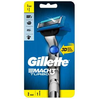 Gillette Mach3 Turbo Men's Razor 2 Blades