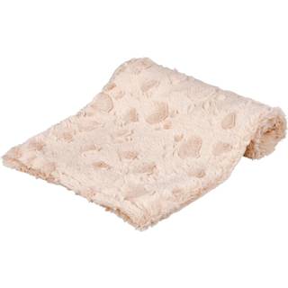 Trixie Cosy blanket structured soft plush 100 × 70 cm beige