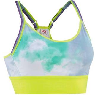 Kari Traa Fröya Wool Sports Bra - White Pattern-2 - X-Small