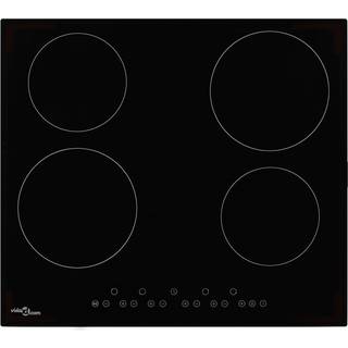 Keramisk Kogeplade Med 2 Brændere Touch Control - 59 cm / 6000 w