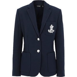 Lauren Ralph Lauren Lauren Ralph Lauren Anfisa Crest Logo Blazer Jacket